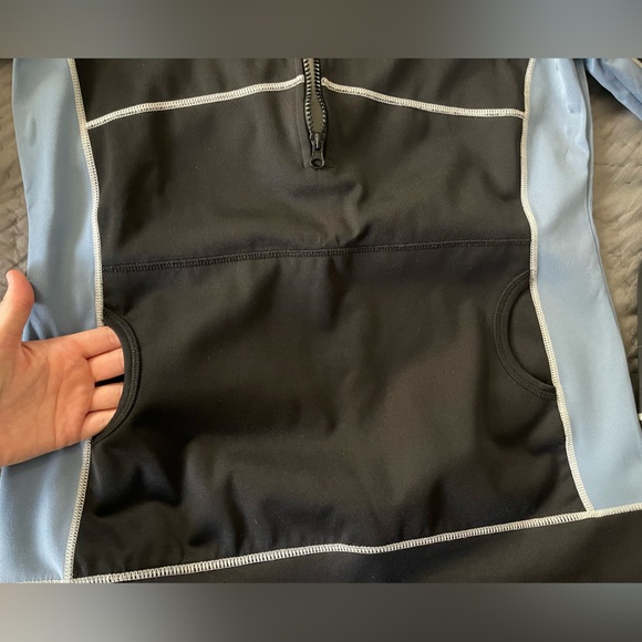 Bio Sweats Weight Loss sauna jacket size large 14-16 women’s sweat black & blue - Picture 5 of 10